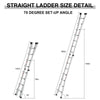 Versatile Lift Ladder with Wheels