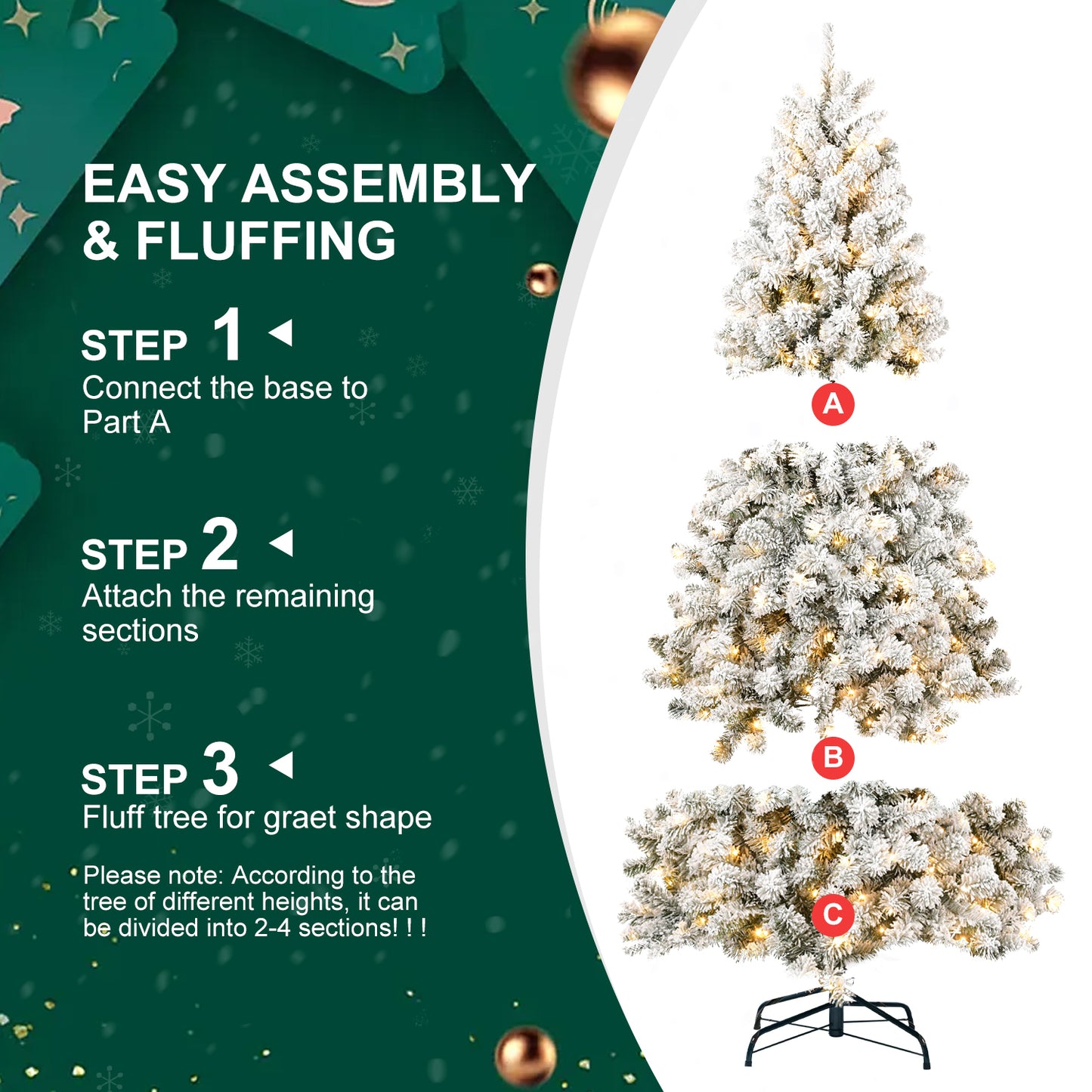 Light-Up PVC Christmas Tree