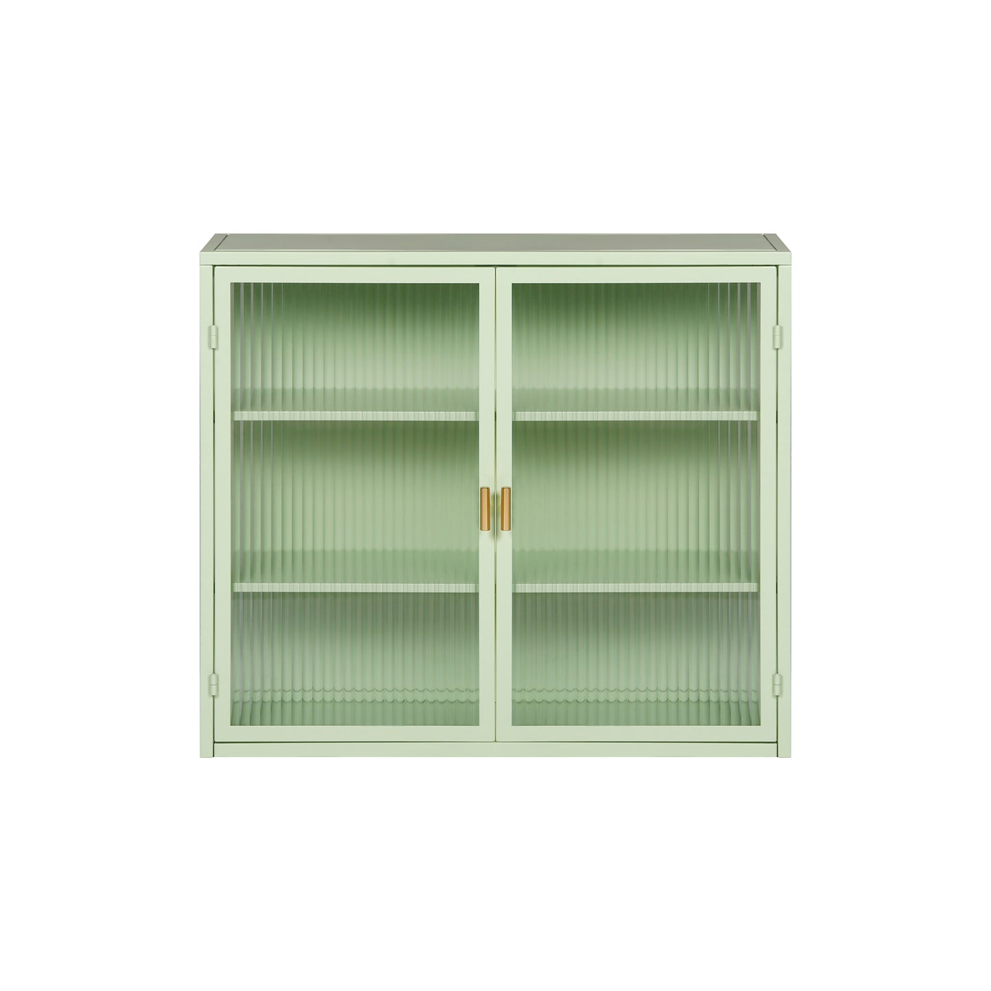 Minty Modern Glass Door Cabinet