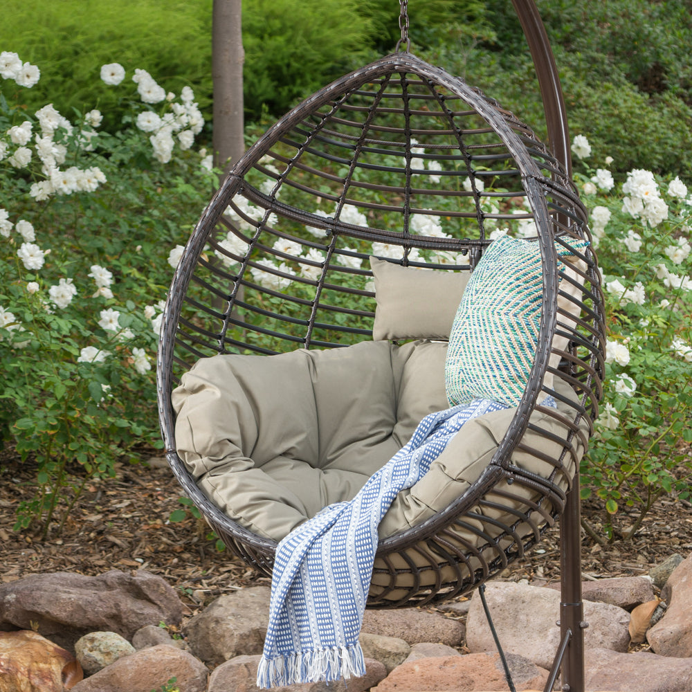 Chic Brown Hanging Basket