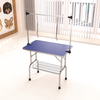 Pet Grooming Station with Adjustable Arm – Heavy-Duty Blue Table