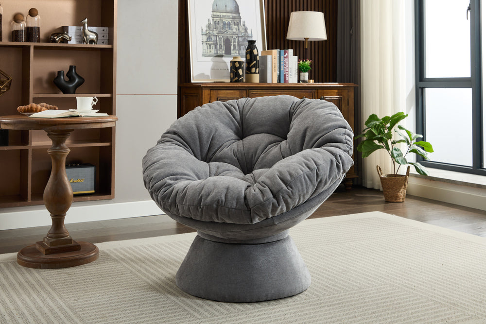 Cozy Swivel Papasan Chair