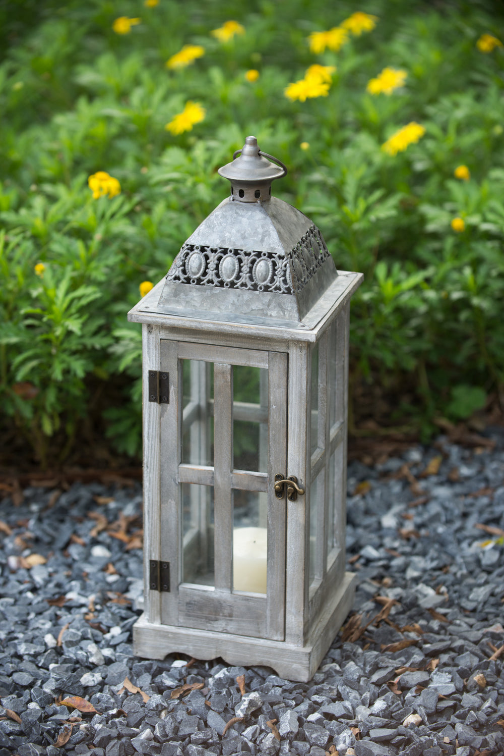 Charming Wooden Lantern for Home & Garden Decor