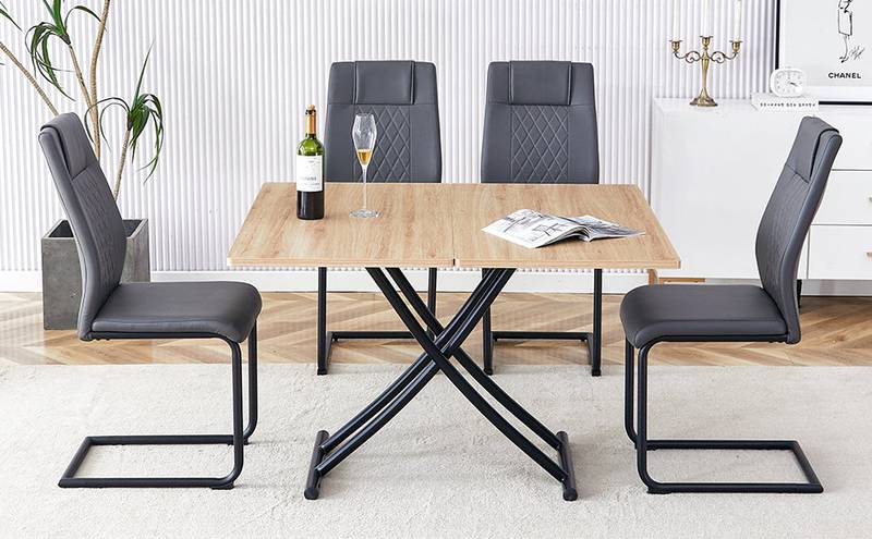 Versatile Lift Table: Modern Minimalist Design for Any Space