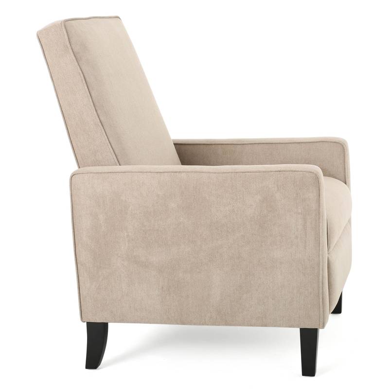 Luxe Linen Push-Back Chair