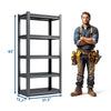 Sturdy 5-Tier Adjustable Garage Shelves