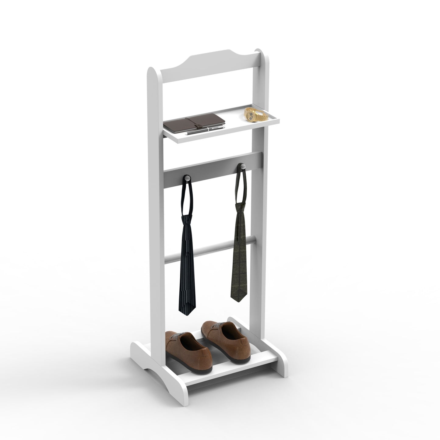 Stylish Portable Garment Rack with Storage