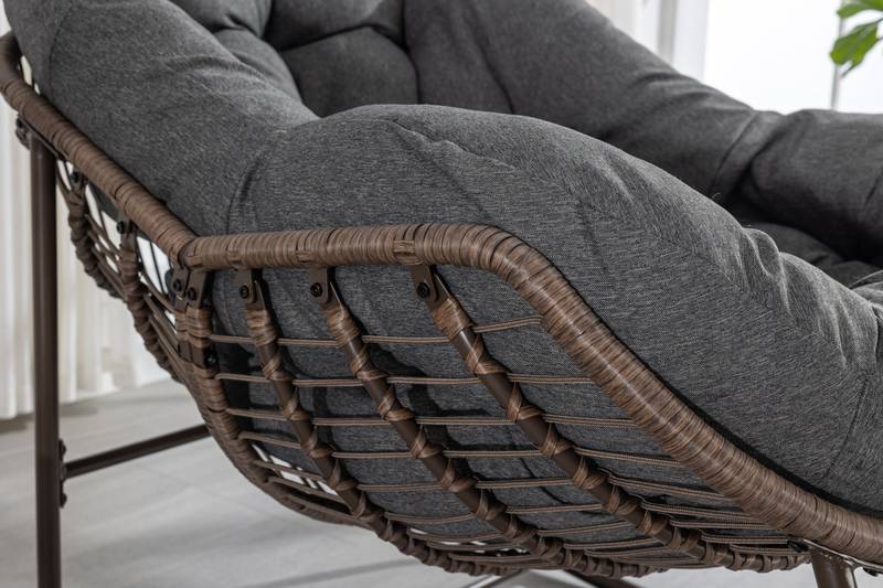 Cozy Rocking Rattan Chair
