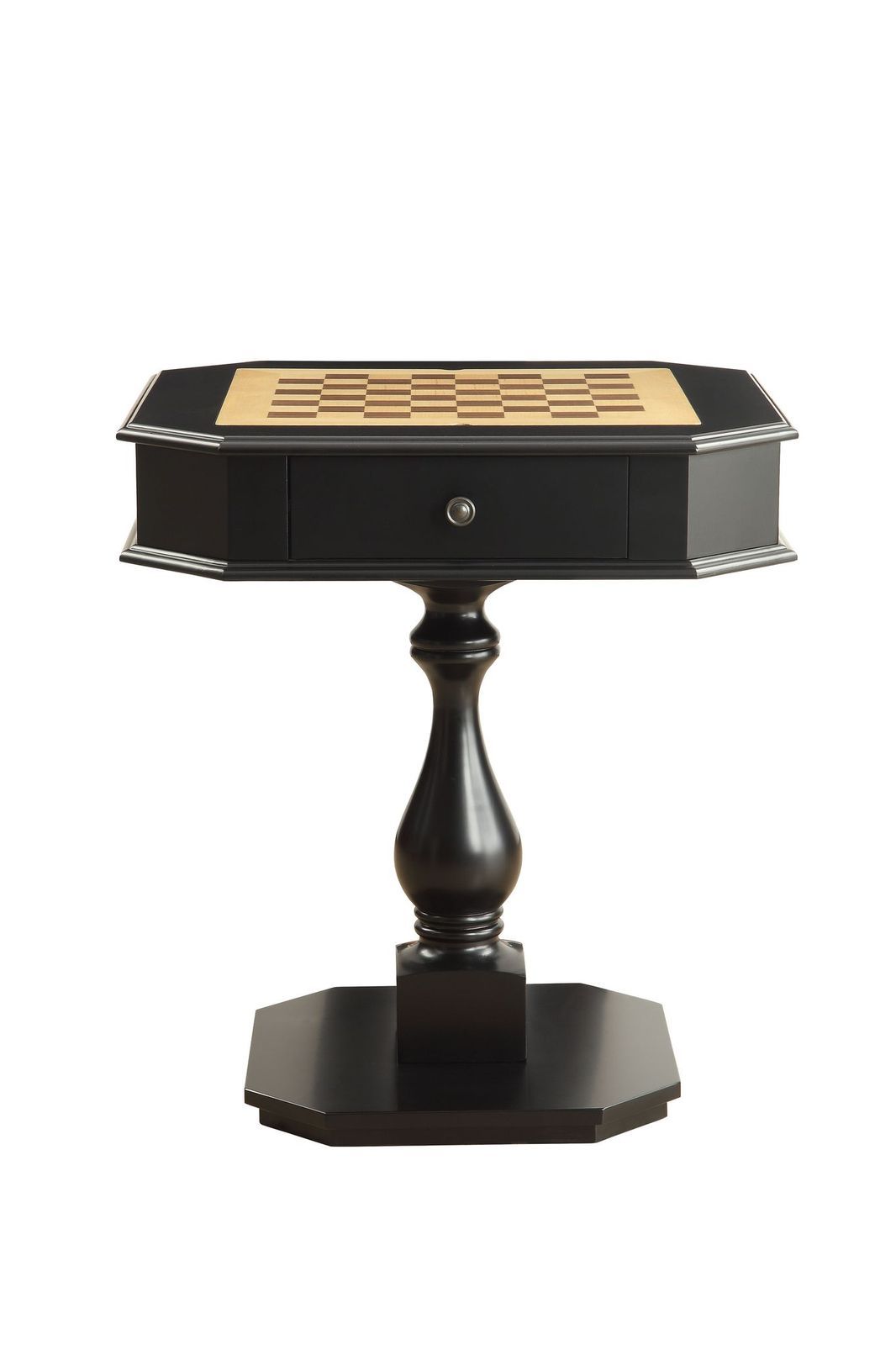 Sleek Black Bishop Game Table by ACME