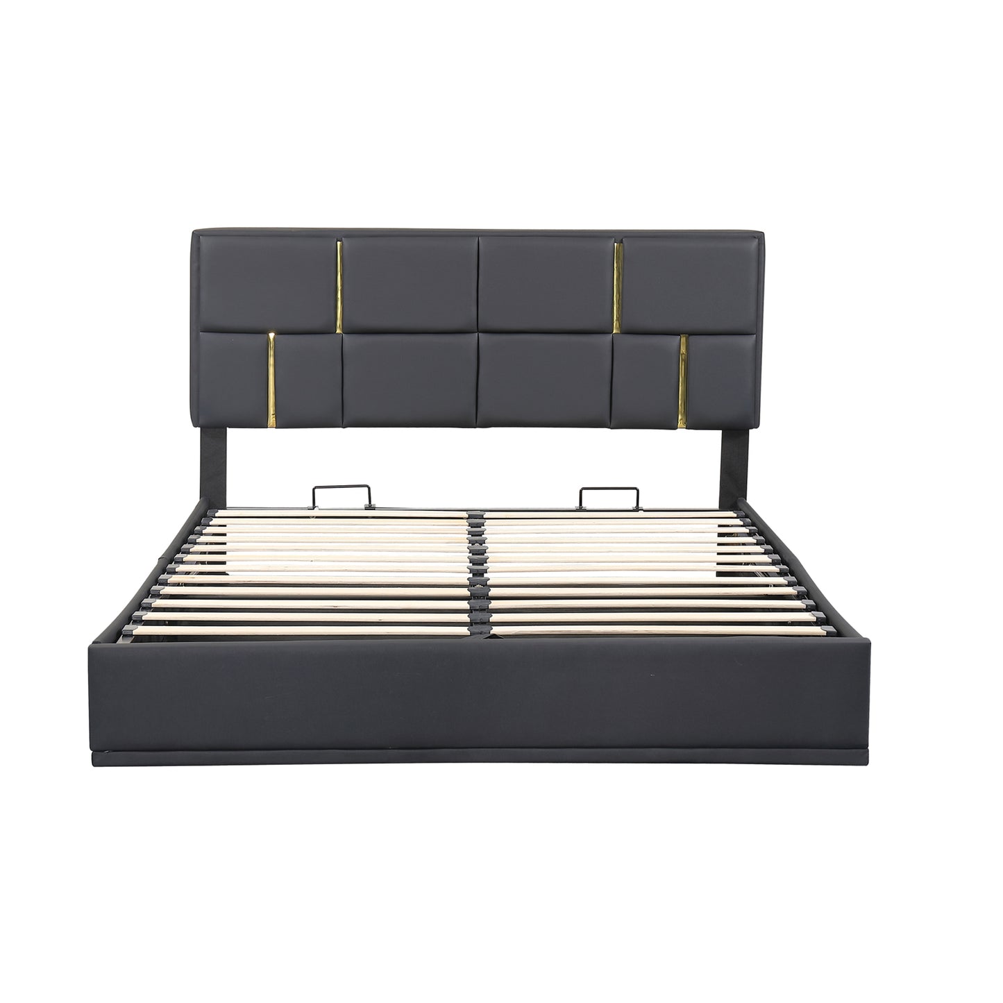 Stylish Queen Bed Set with Hidden Storage