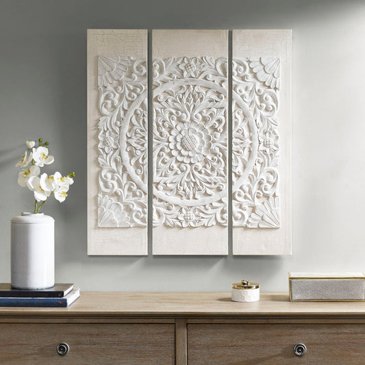 Trio of Texture: Dimensional Resin Wall Art