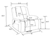 Cozy Lift Massage Recliner for Seniors with Heated Comfort and Remote Control