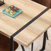 Rustic Industrial Wood Dining Table for Cozy Gatherings