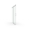 Sleek Soft-Close Frameless Shower Door in Brushed Nickel