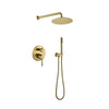 Luxurious Rainfall Shower Set in Brushed Gold