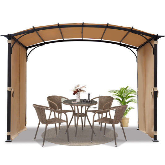 Grape Grove Outdoor Pergola with Sun Shade