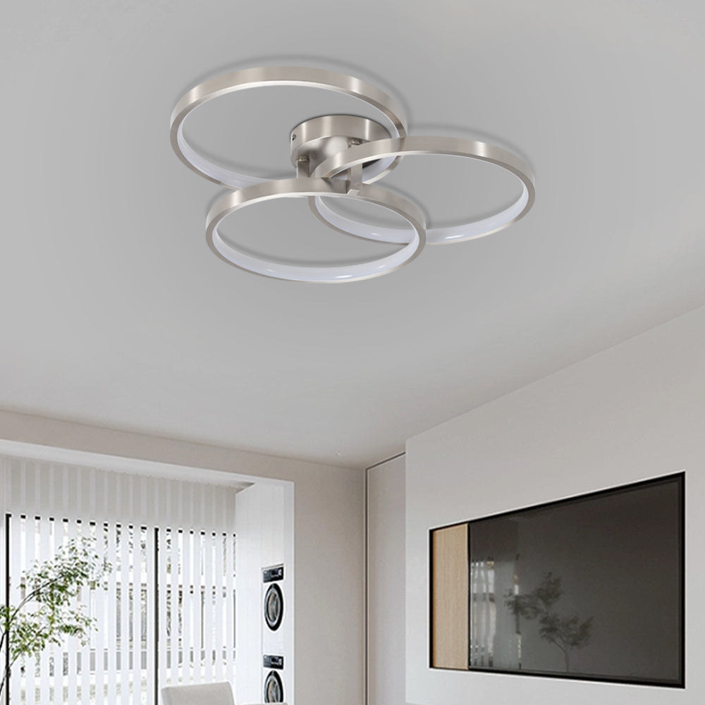 Radiant Ring Semi-Flush Ceiling Light