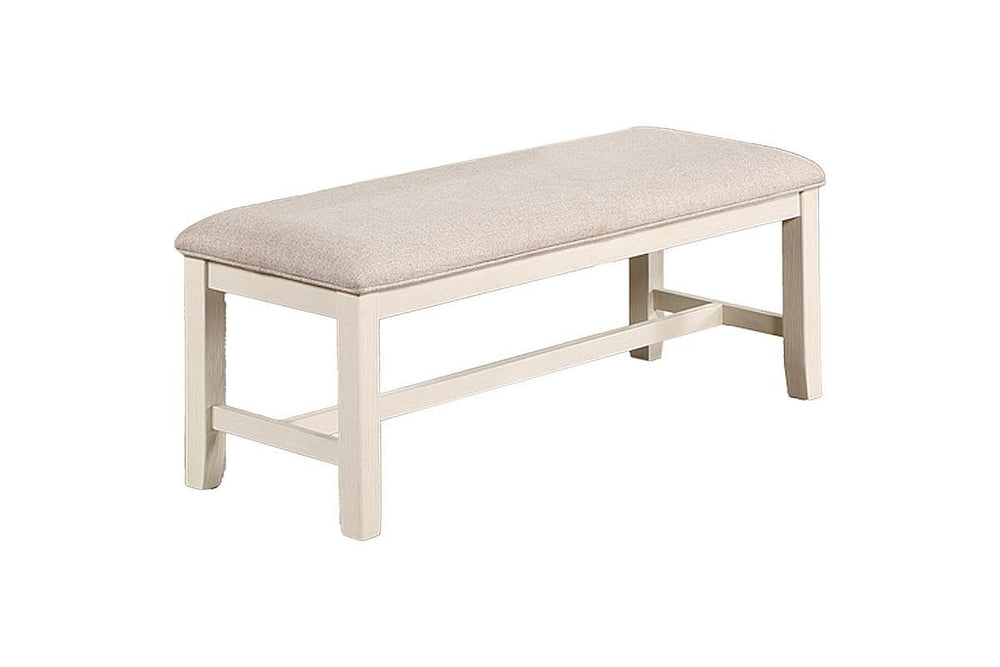 Cozy Beige Dining Bench