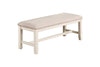 Cozy Beige Dining Bench