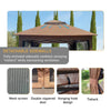 Cozy Pop-Up Canopy Gazebo with Netting and Soft Top