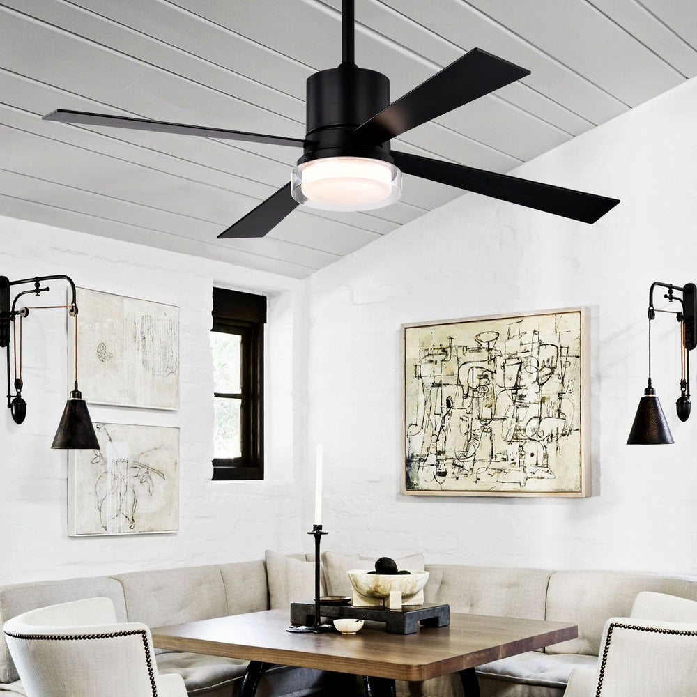 Modern Dimmable Fandelier Ceiling Fan with Remote