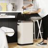 Smart Sensor Trash Can - Effortless Waste Management in White