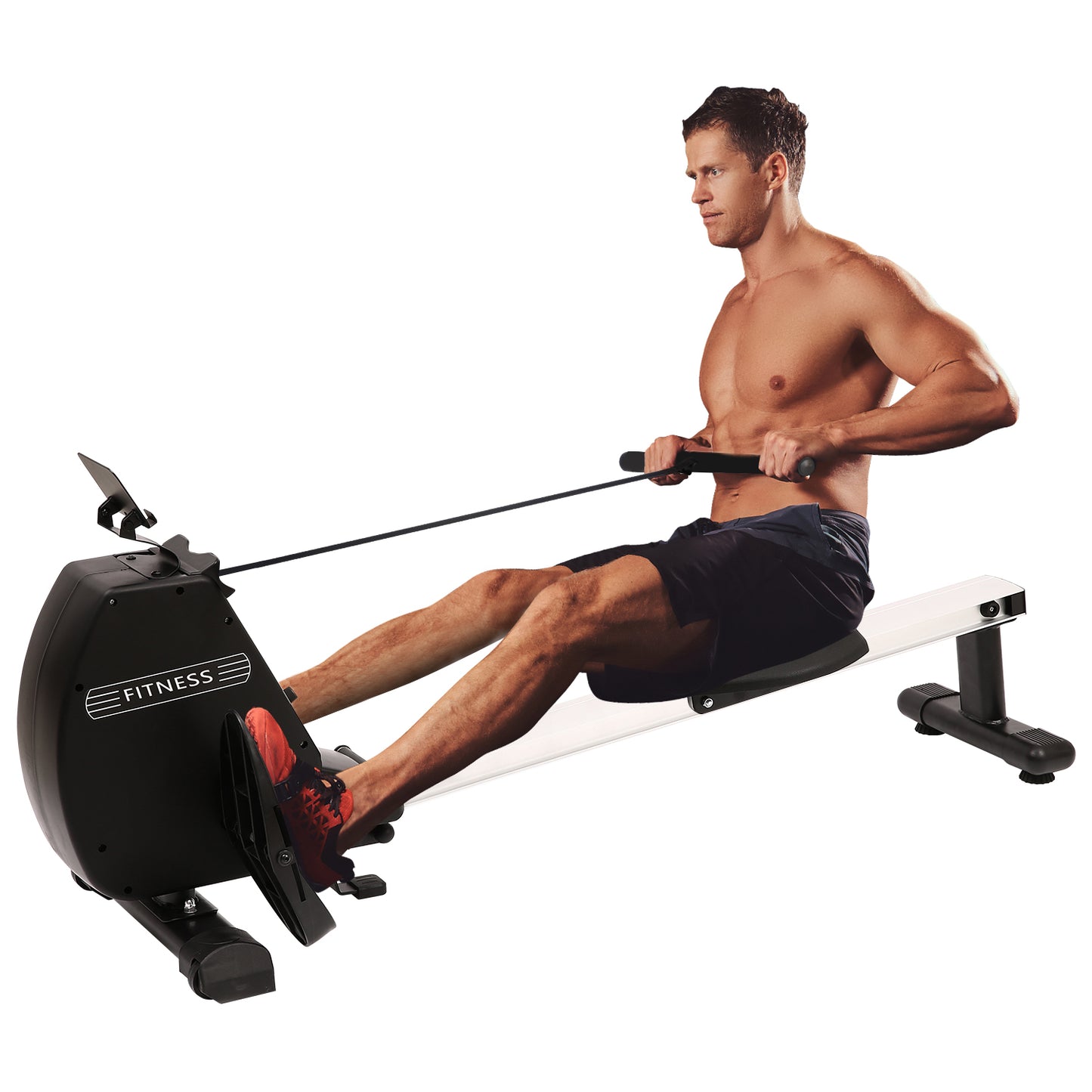 CozyFit Foldable Rowing Machine for Easy Home Workouts