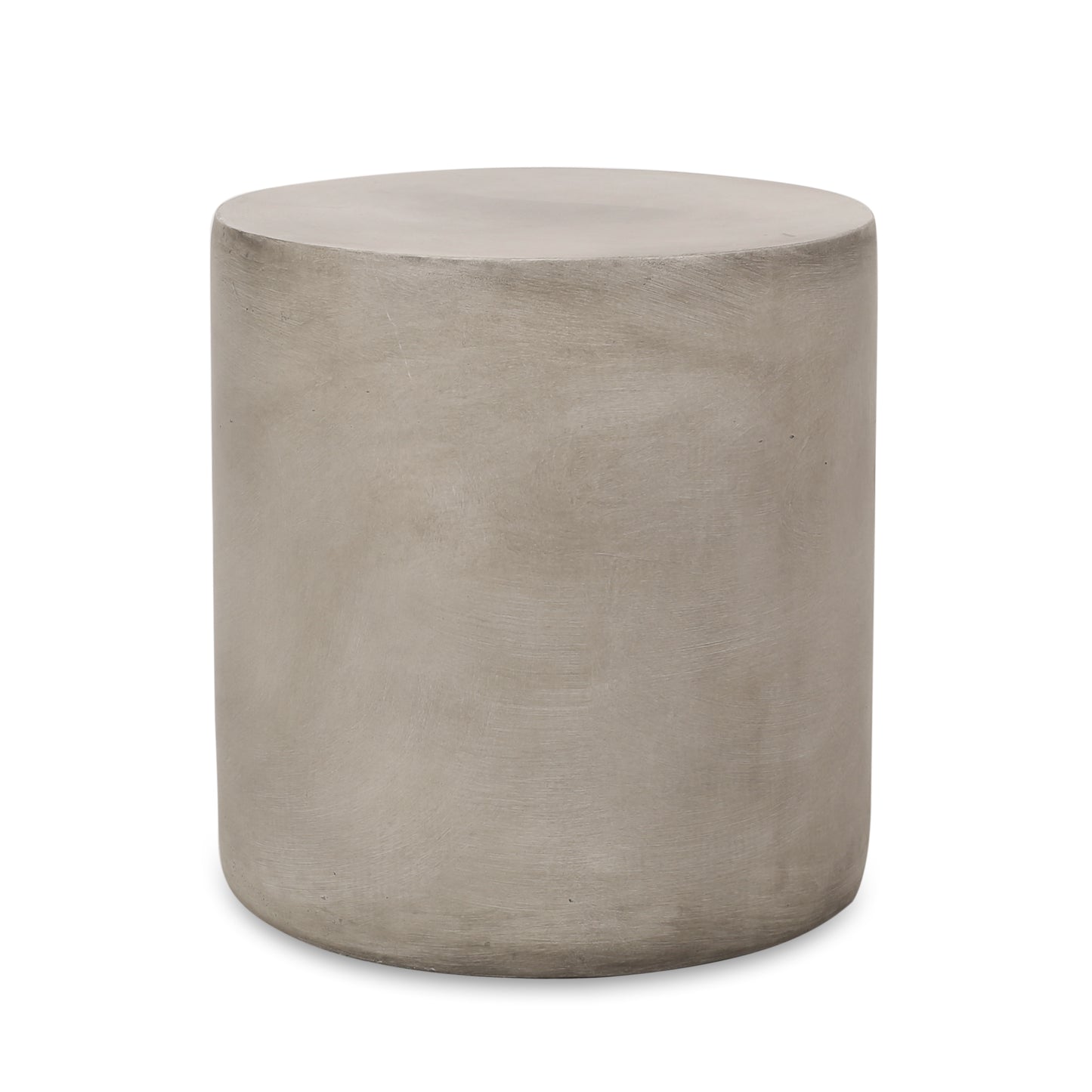 Light Gray Outdoor Concrete Side Table