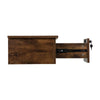 Chic Wall-Mounted Barber Station with Locking Cabinet