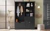 Chic Hallway Organizer with Bench and Storage