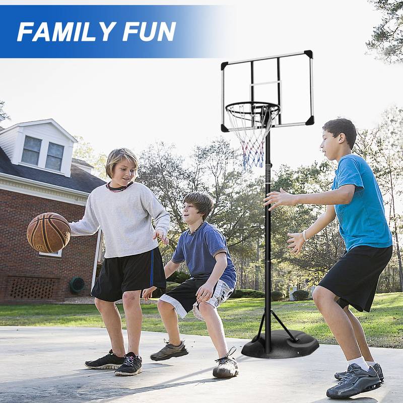 Adjustable Portable Basketball Hoop for All Ages
