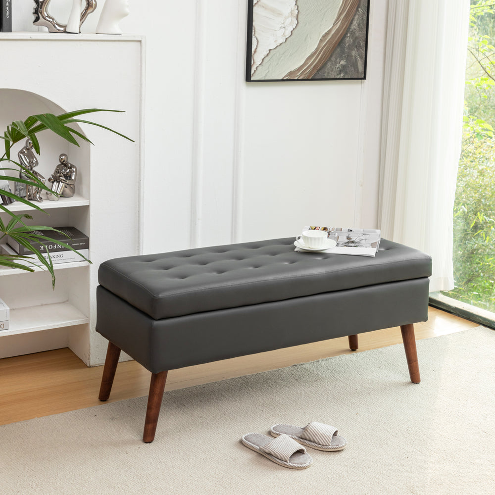 Cozy Storage Ottoman Bench