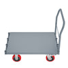 Heavy-Duty Steel Panel Cart with Handrails