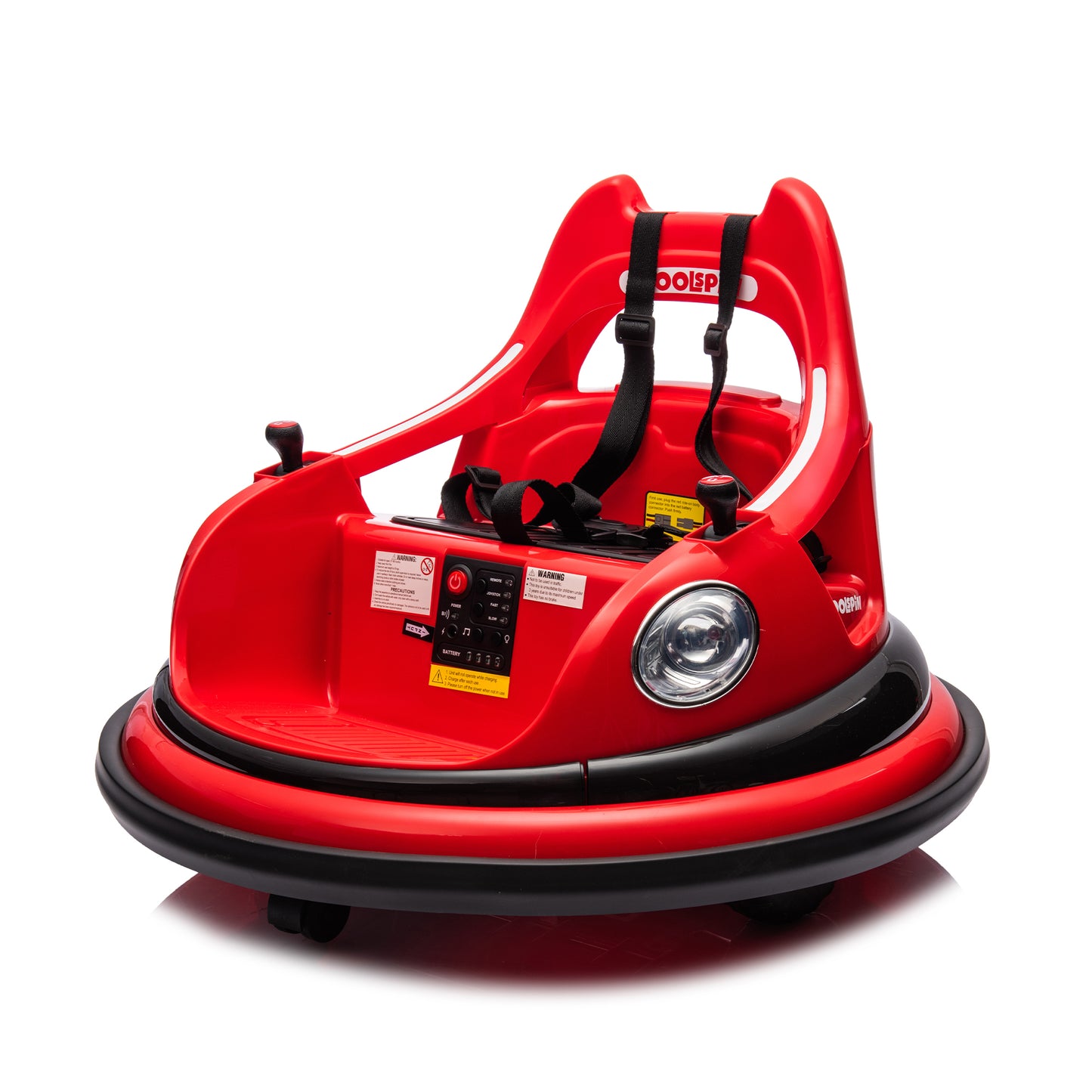 Spin & Shine Electric Bumper Car for Kids