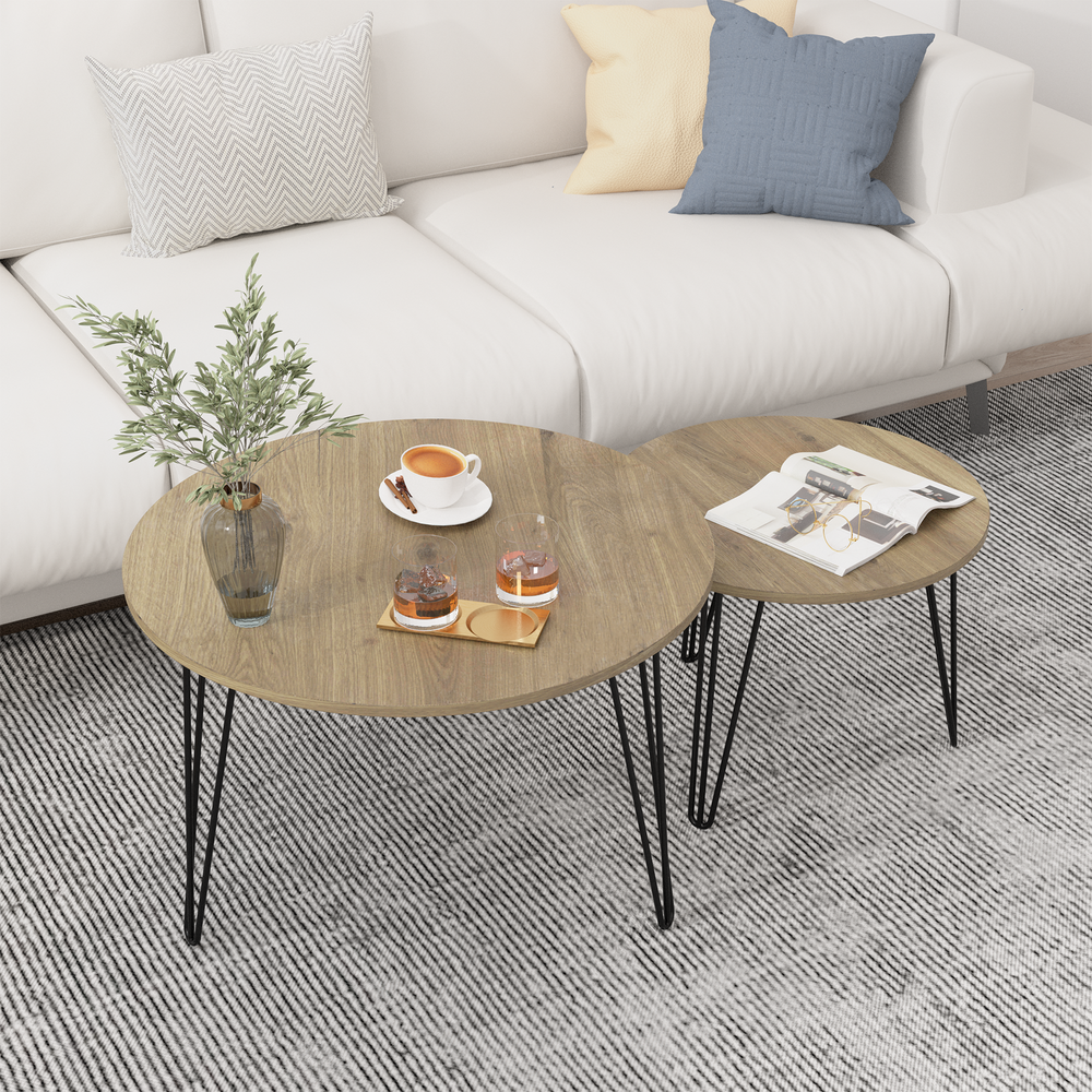 Cozy Nesting Coffee Table Duo