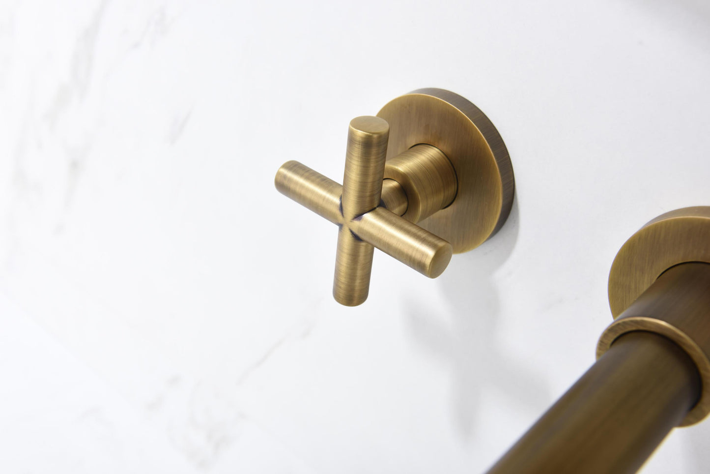 Sleek Wall-Mount Bathroom Faucet