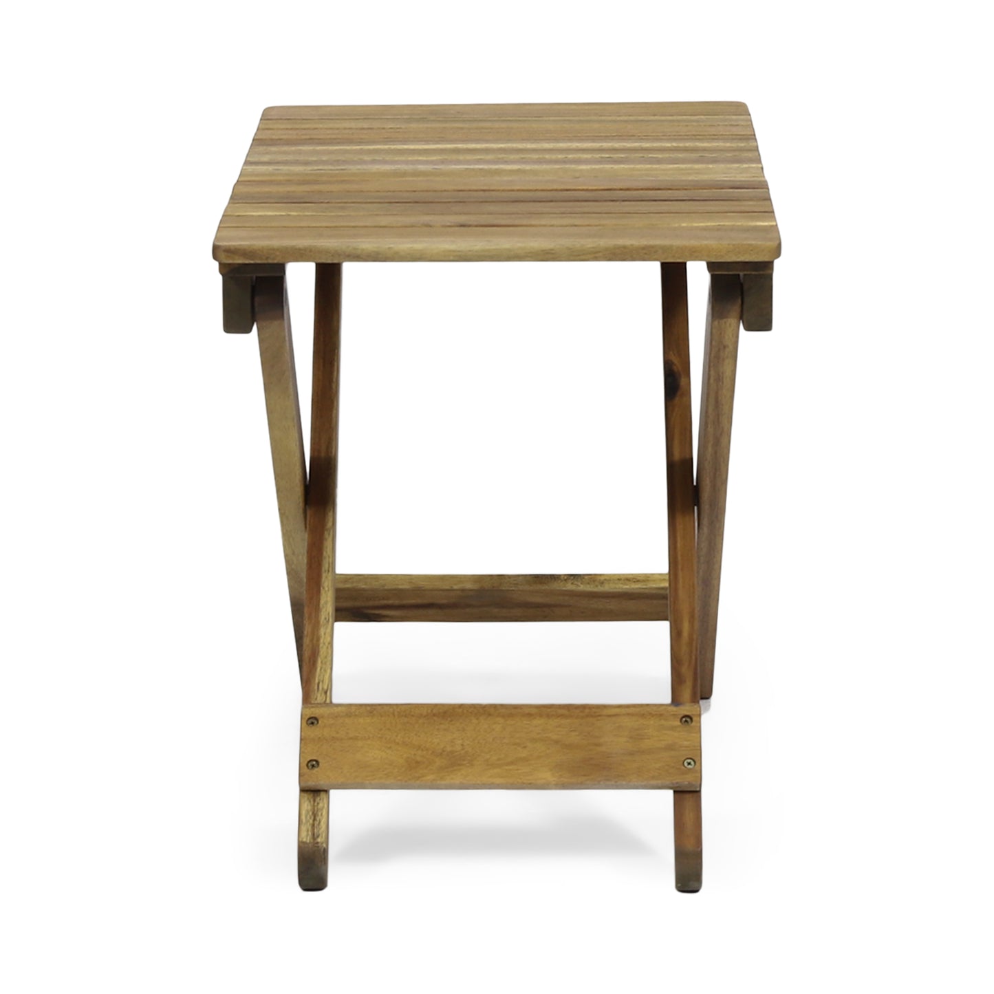 Charming Foldable Wooden Side Table for Outdoor Relaxing