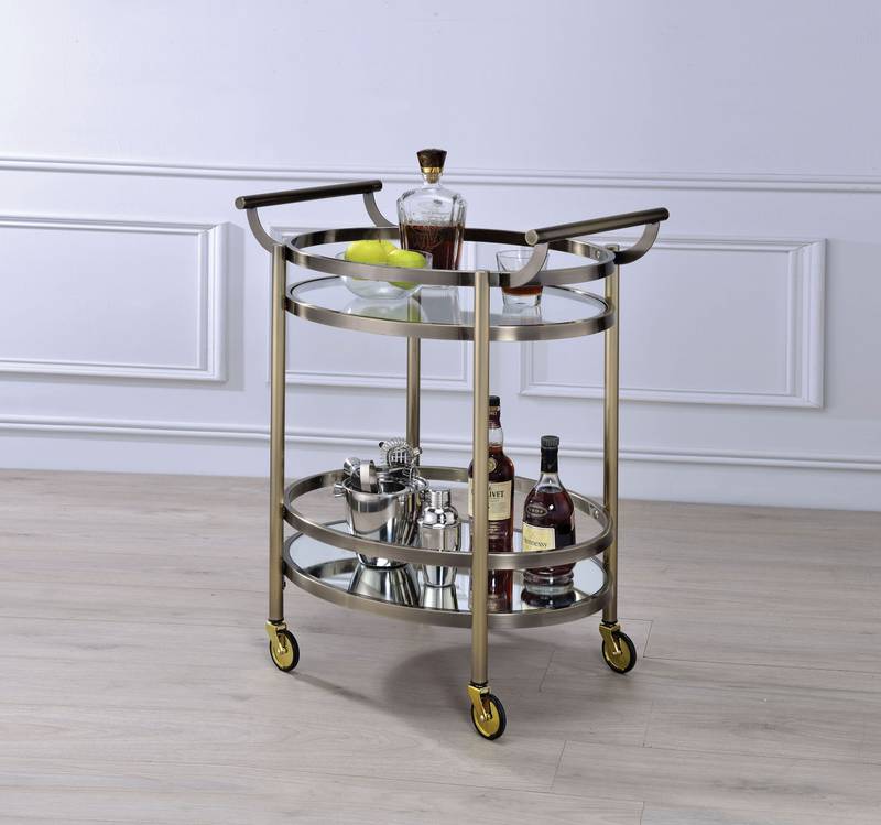 Lakelyn Glam Serving Cart