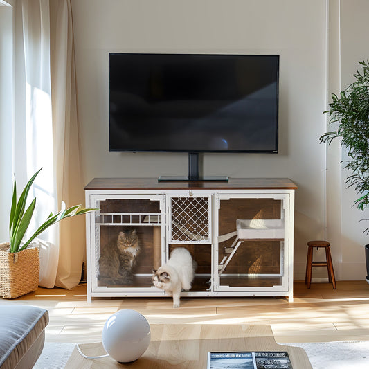 Cozy Cat Villa & TV Stand