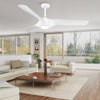 Sleek White LED Ceiling Fan