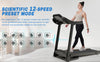 Foldable Fitness Treadmill with Speakers & Adjustable Incline