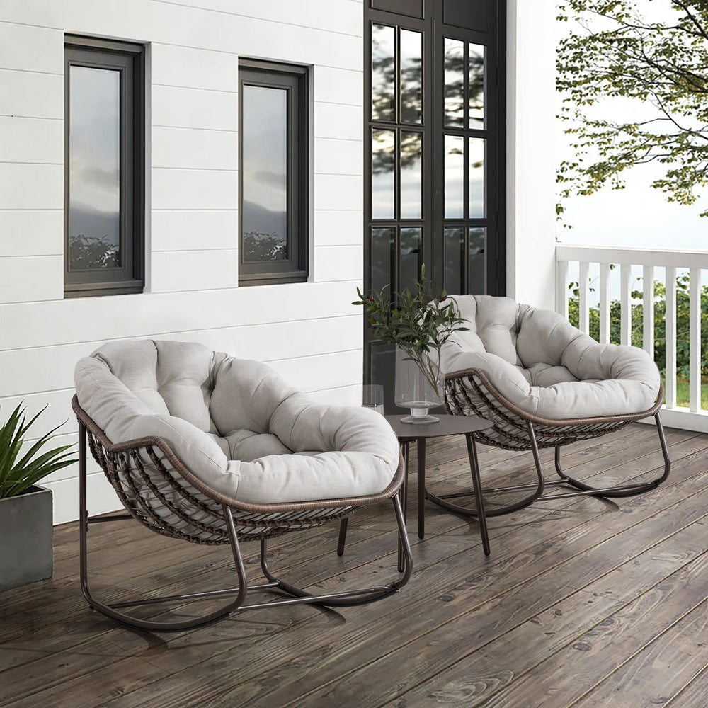 Cozy Rattan Rocking Chair