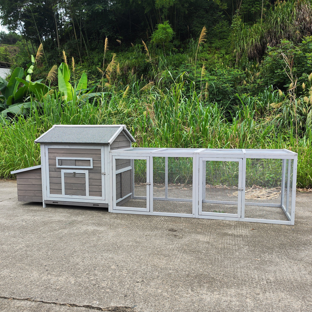 Cozy Coop: Deluxe Outdoor Hen House with Nesting Box & Easy Clean Tray