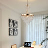 Gleaming Gold Crystal Chandelier – Luxe Lighting for Every Space