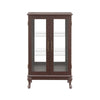 Charming Lighted Curio Cabinet with Glass Doors