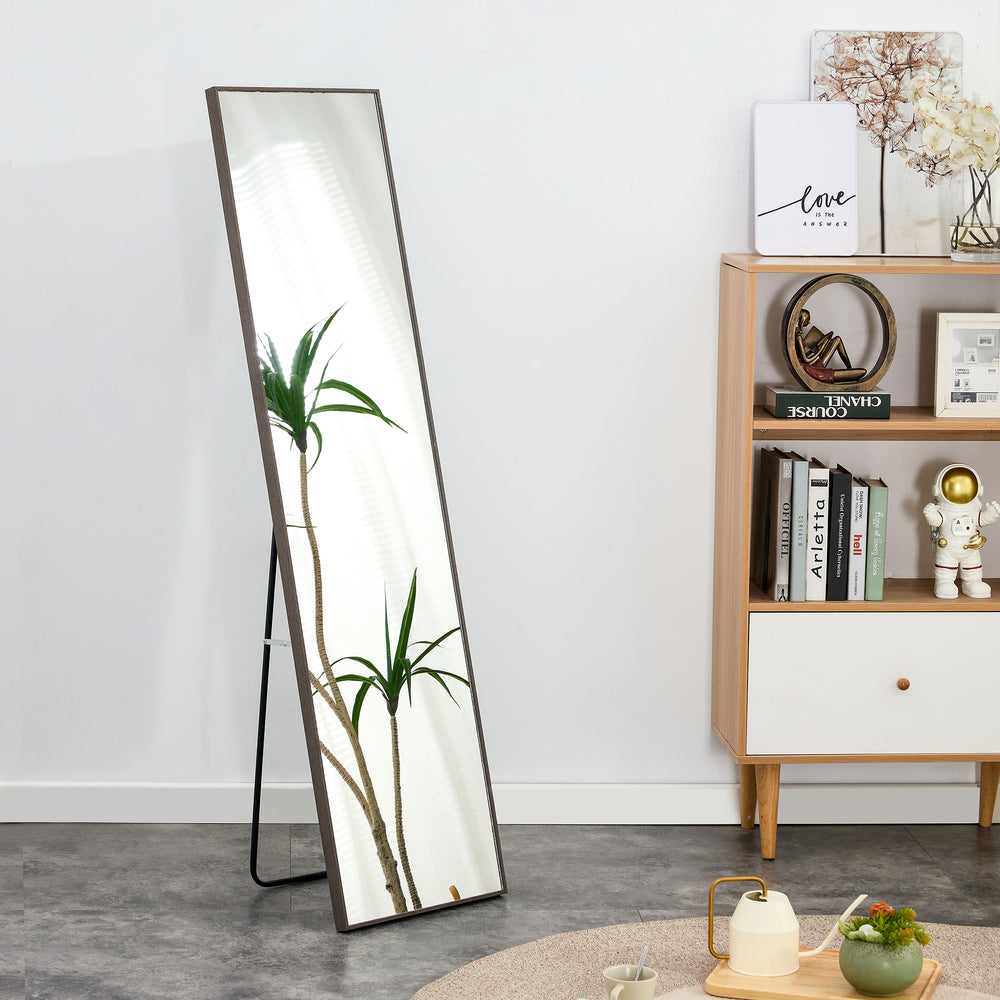 Timeless Gray Full-Length Mirror