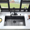 Sleek Undermount Kitchen Sink with Essential Accessories