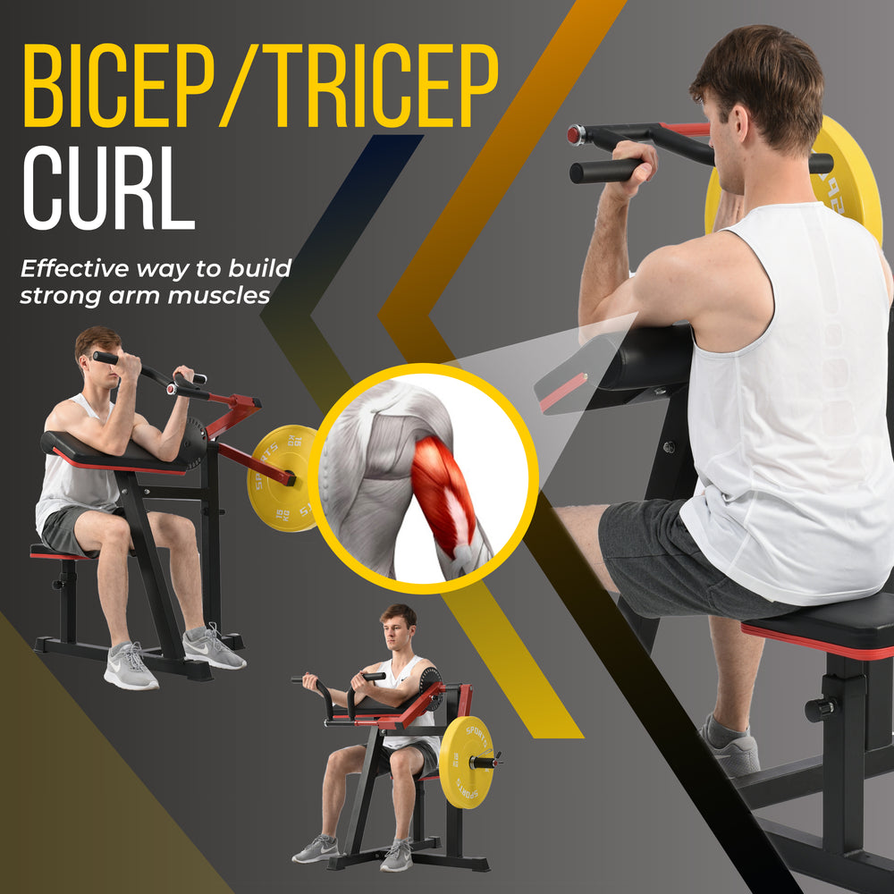 Total Arm Blaster: Adjustable Bicep & Tricep Machine for Home Workouts