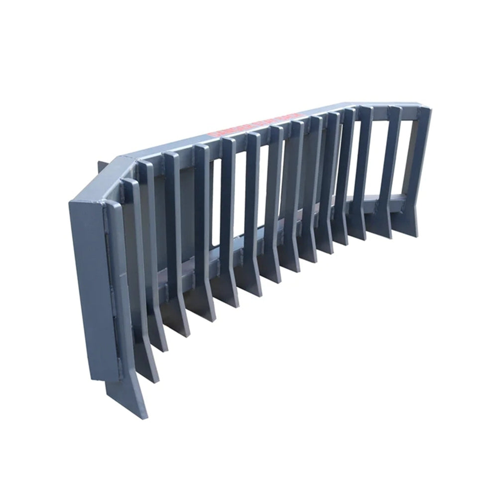 Easy Attach Push Stick Rake for Skid Steers