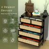 Rattan Charm Dresser - Stylish Storage for Any Room